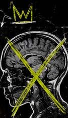 Decorative brain collage